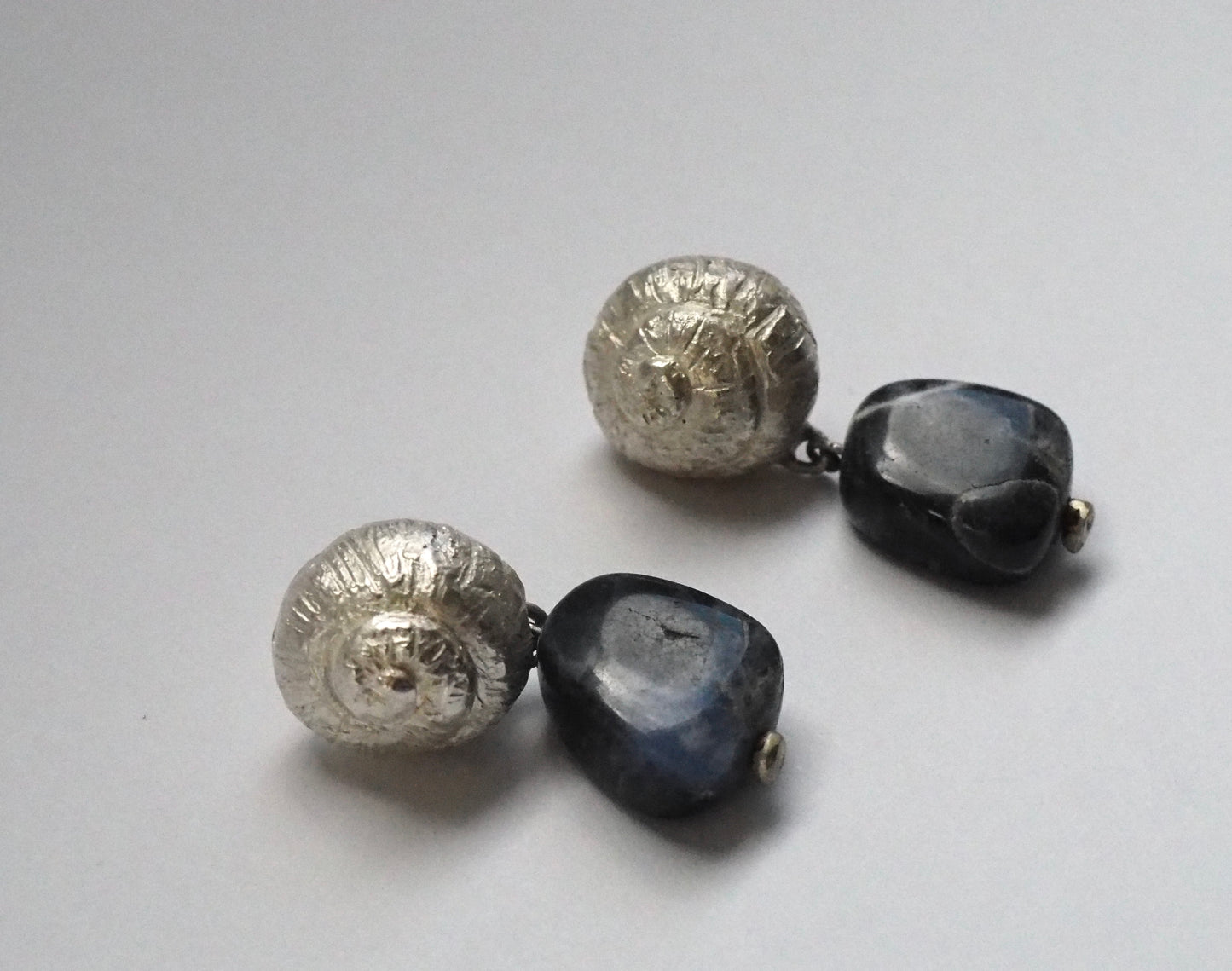 Pendientes Mincha azul