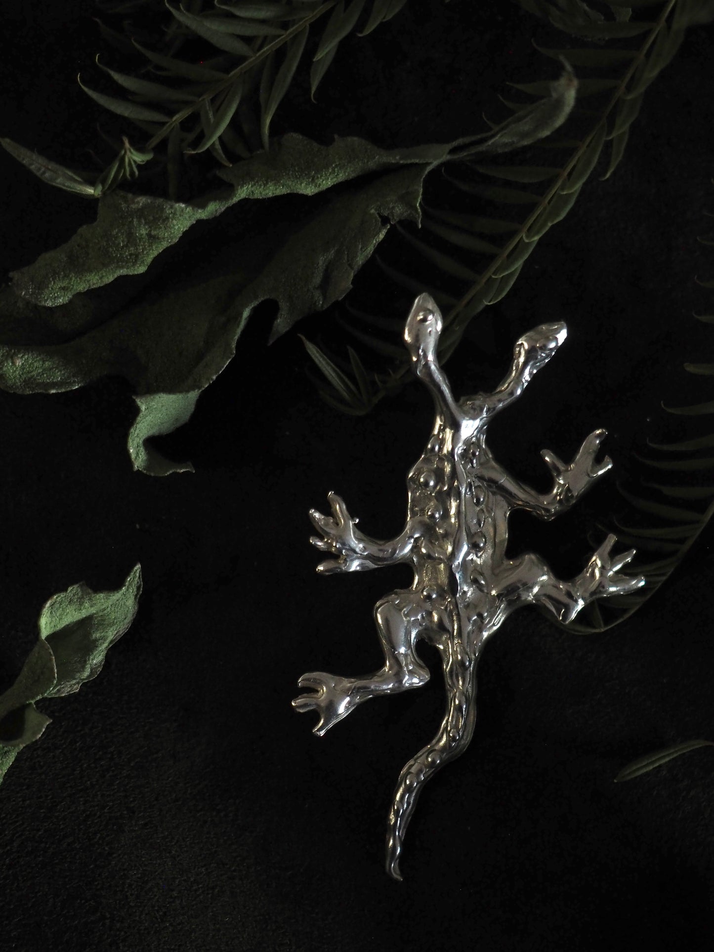 Pendiente/ broche Salamandra